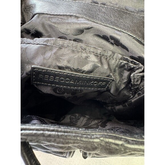 Rebecca Minkoff Love Backpack Leather Black Quilted Chain main image 5